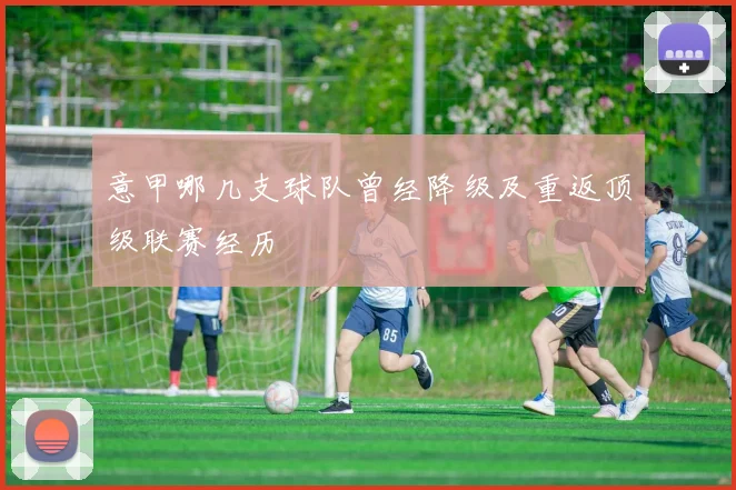 意甲哪几支球队曾经降级及重返顶级联赛经历